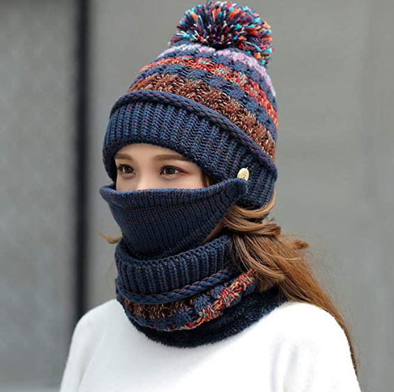 Ensemble d'écharpe d'hiver pour Femmes