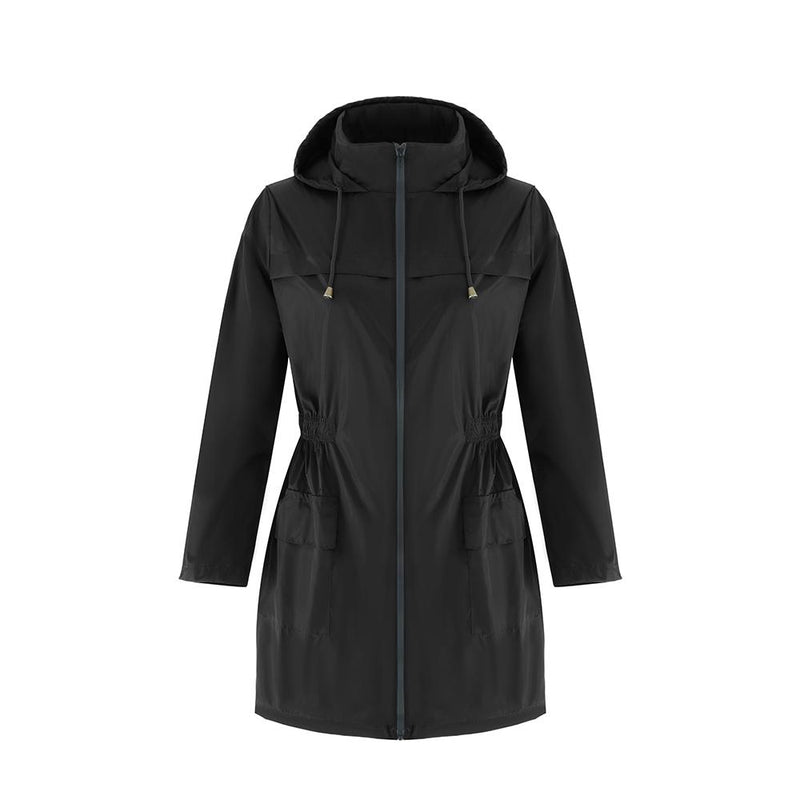 Manteau Décontractée Zippée Manches Longues