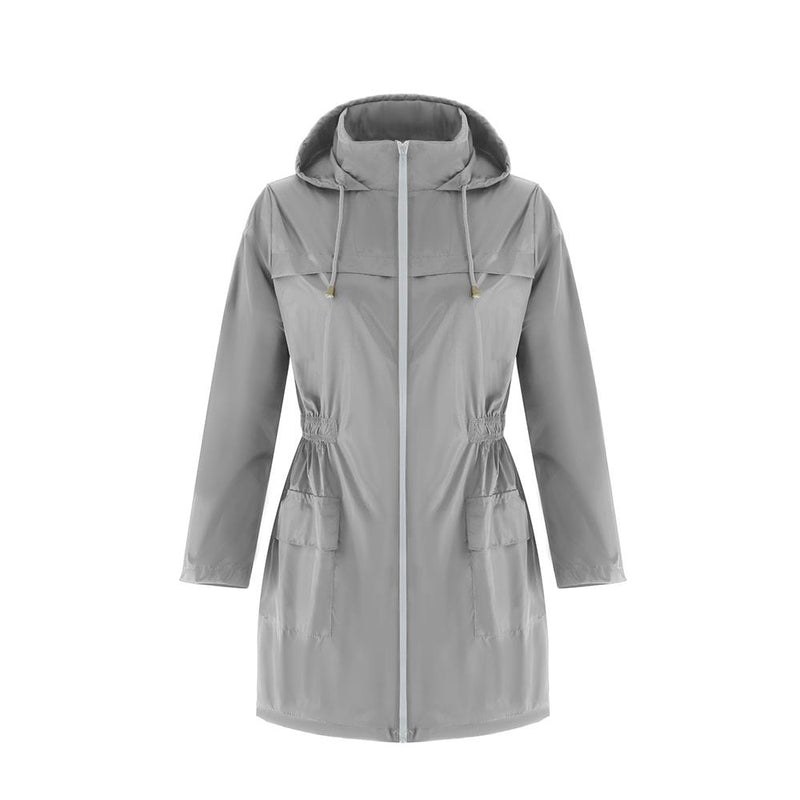 Manteau Décontractée Zippée Manches Longues