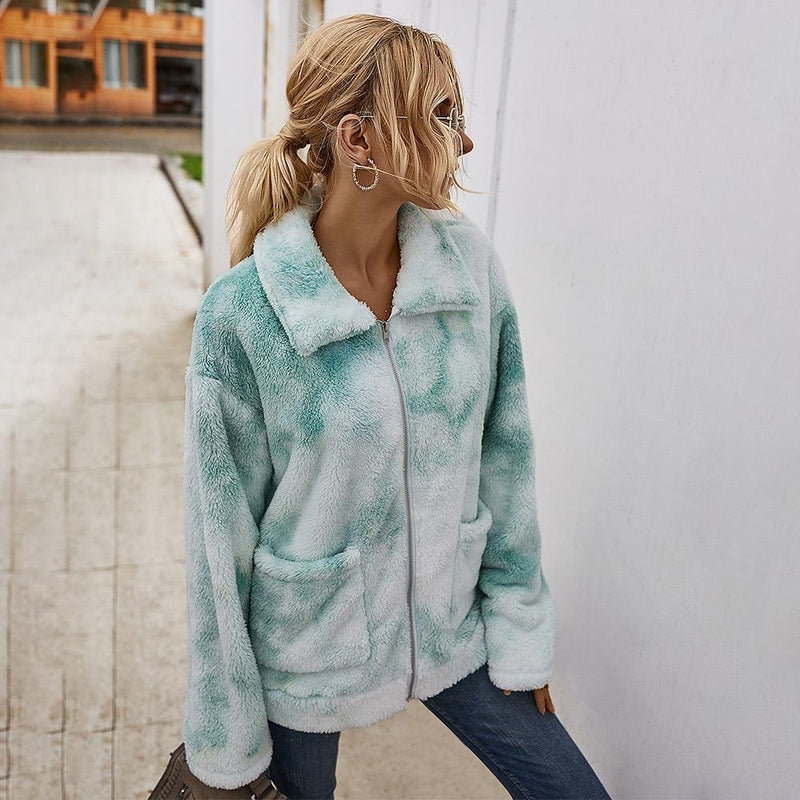 Veste Polaire Shaggy Tie Dye