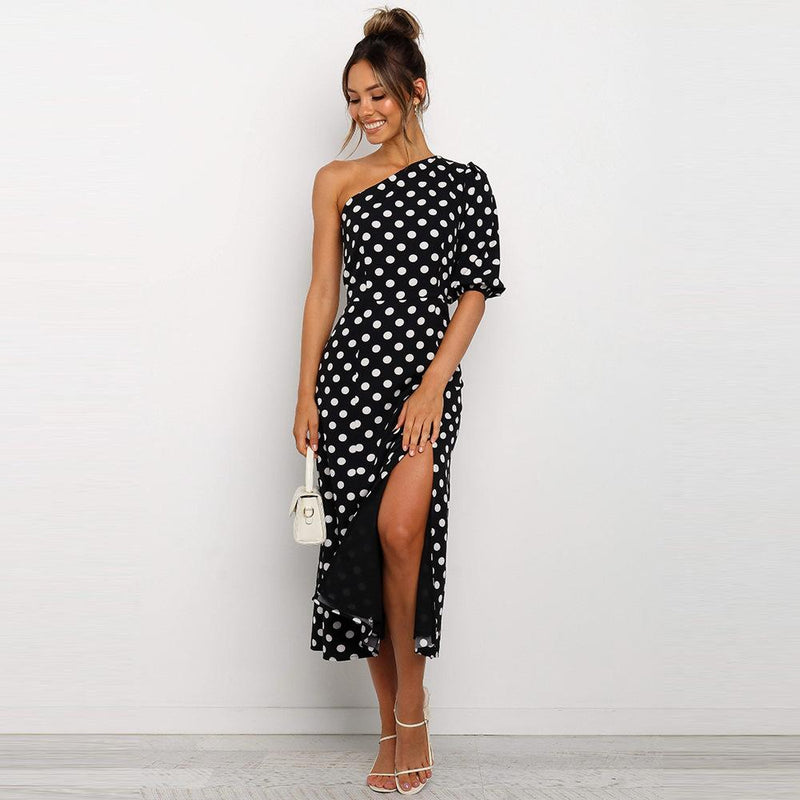 Robe Midi Asymétrique Floral