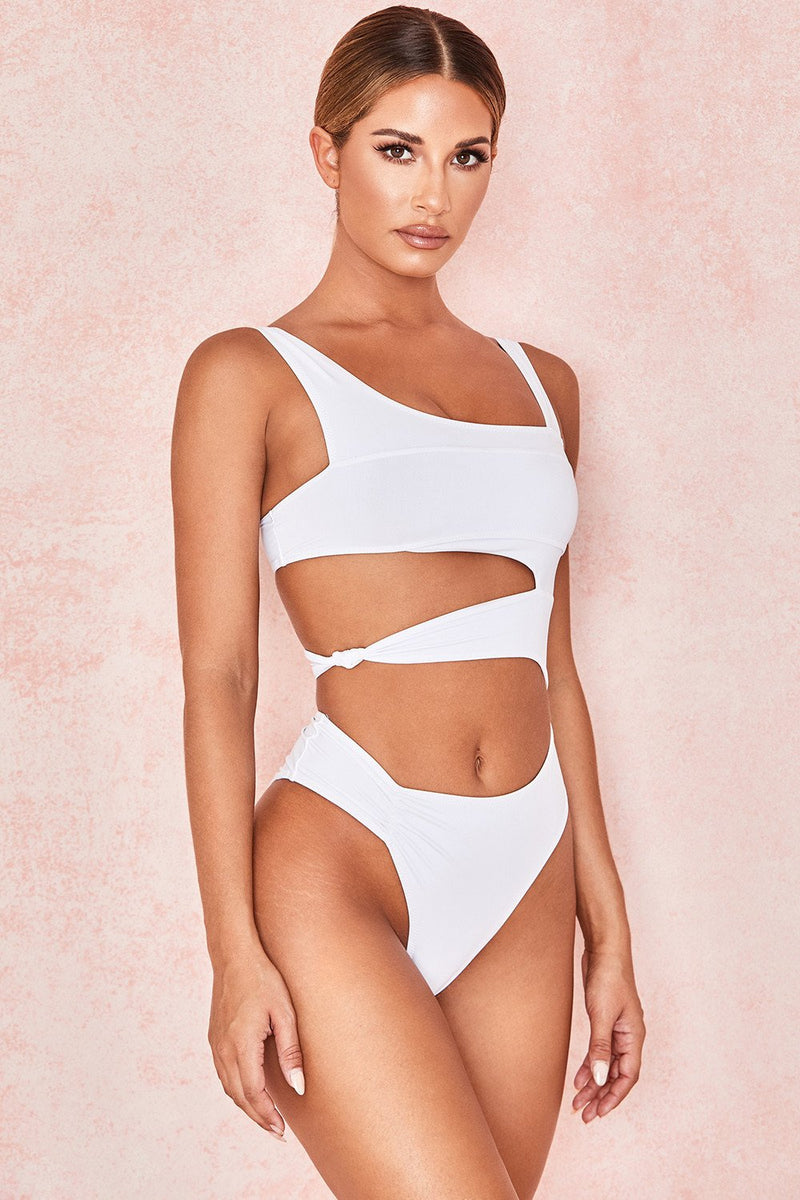 Monokini Évidé Couleur Unie