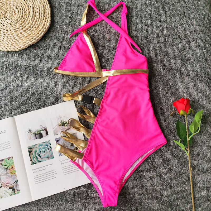 Bandage Unique Évider Monokini