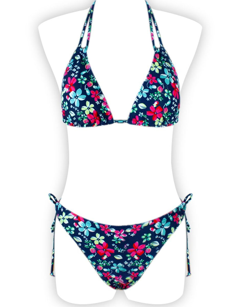 Ensemble Bikini Dos Nu Bretelles Floral