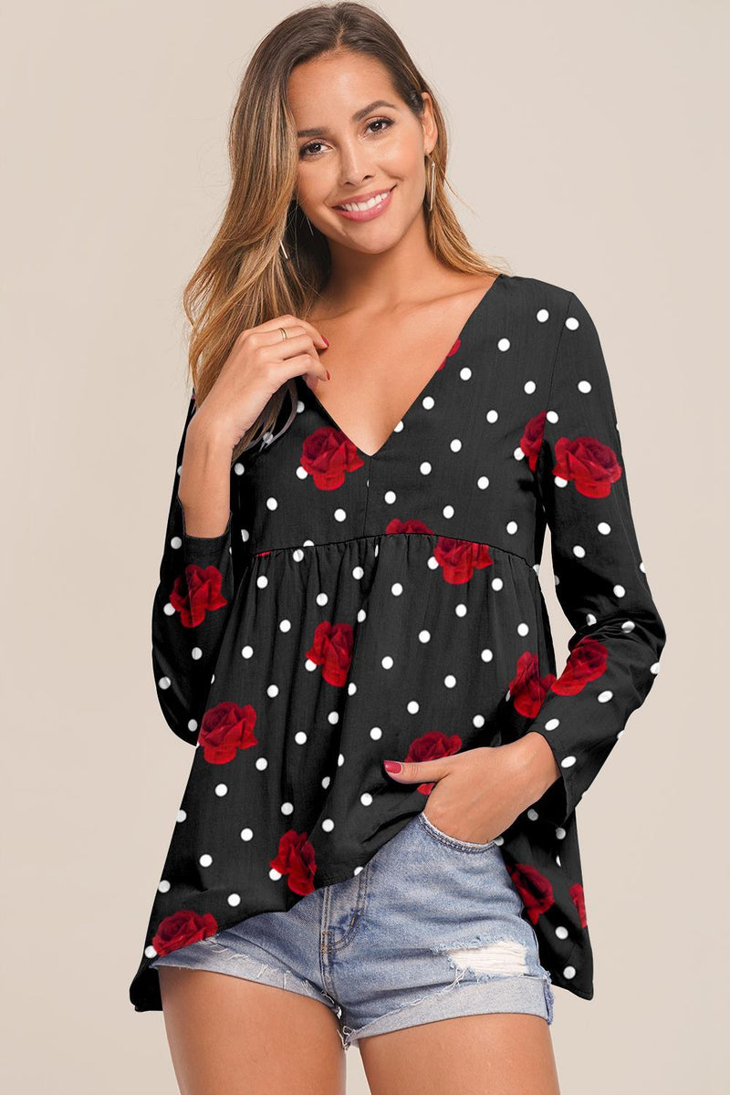 Tops Imprimé Floral Tunique Ample