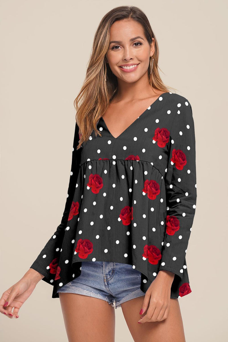 Tops Imprimé Floral Tunique Ample