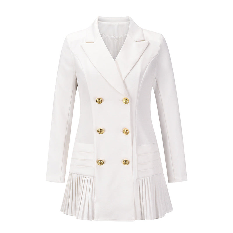 Cardigan Robe Veste Col Revers A Ligne