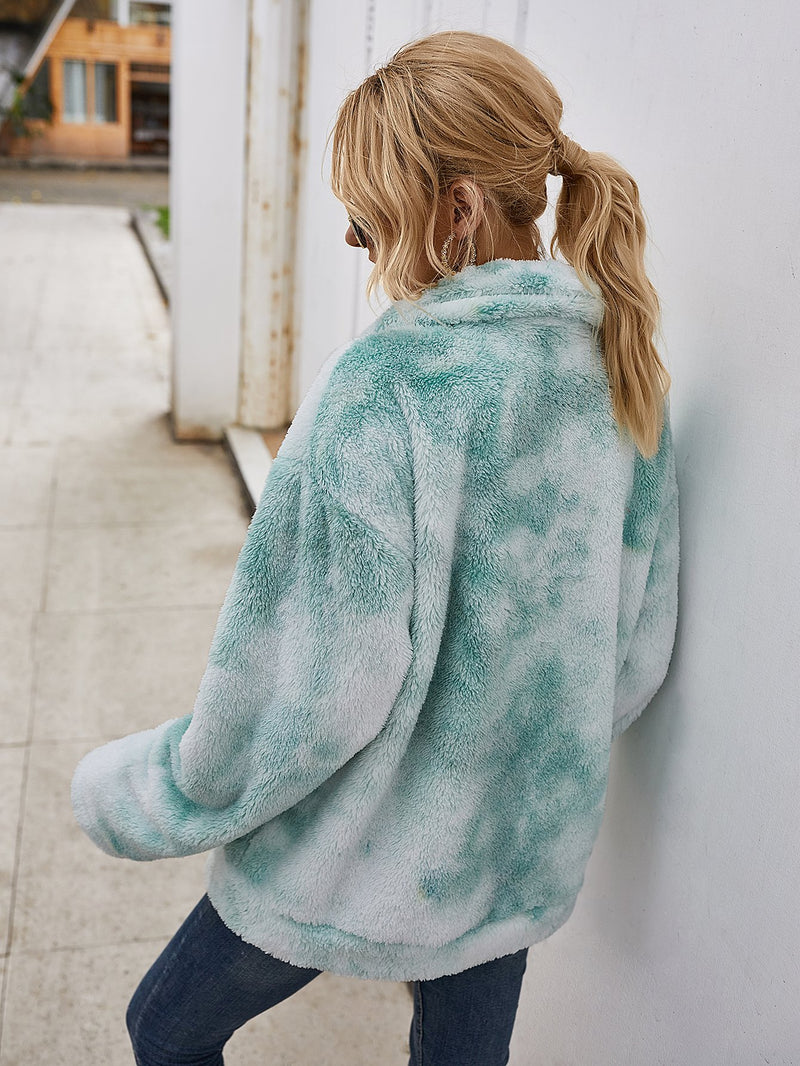 Veste Polaire Shaggy Tie Dye