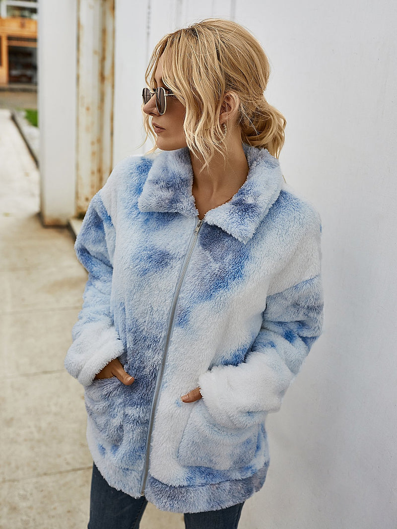 Veste Polaire Shaggy Tie Dye