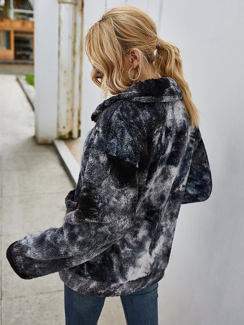 Veste Polaire Shaggy Tie Dye