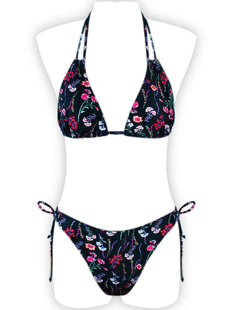 Ensemble Bikini Dos Nu Bretelles Floral