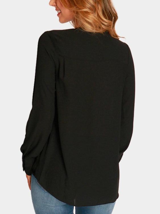 Blouse à Encolure en V Profonde - CA Mode