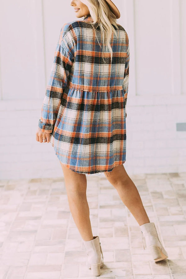 Ready or Not Plaid Babydoll Shirt