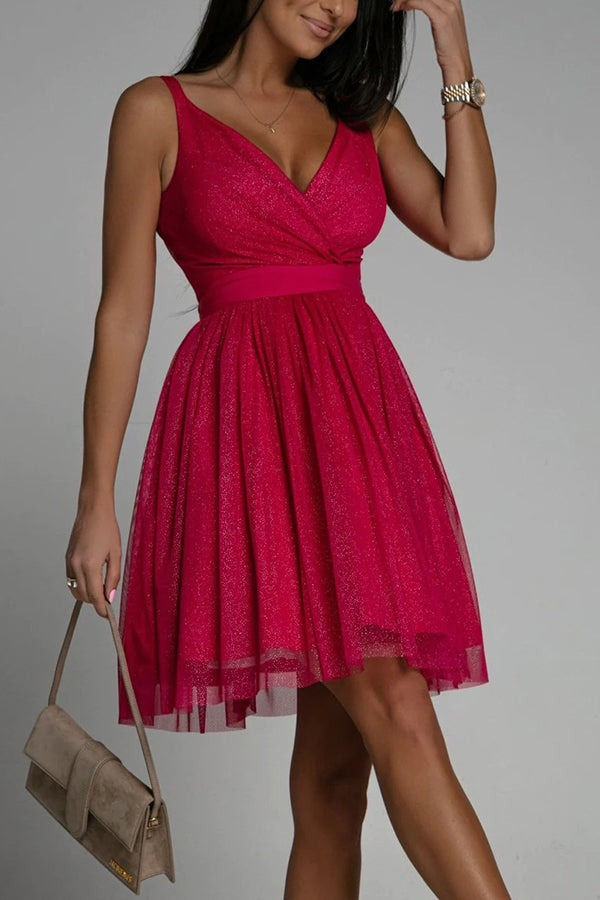 Keep It Fancy Tulle Party Event Mini Dress