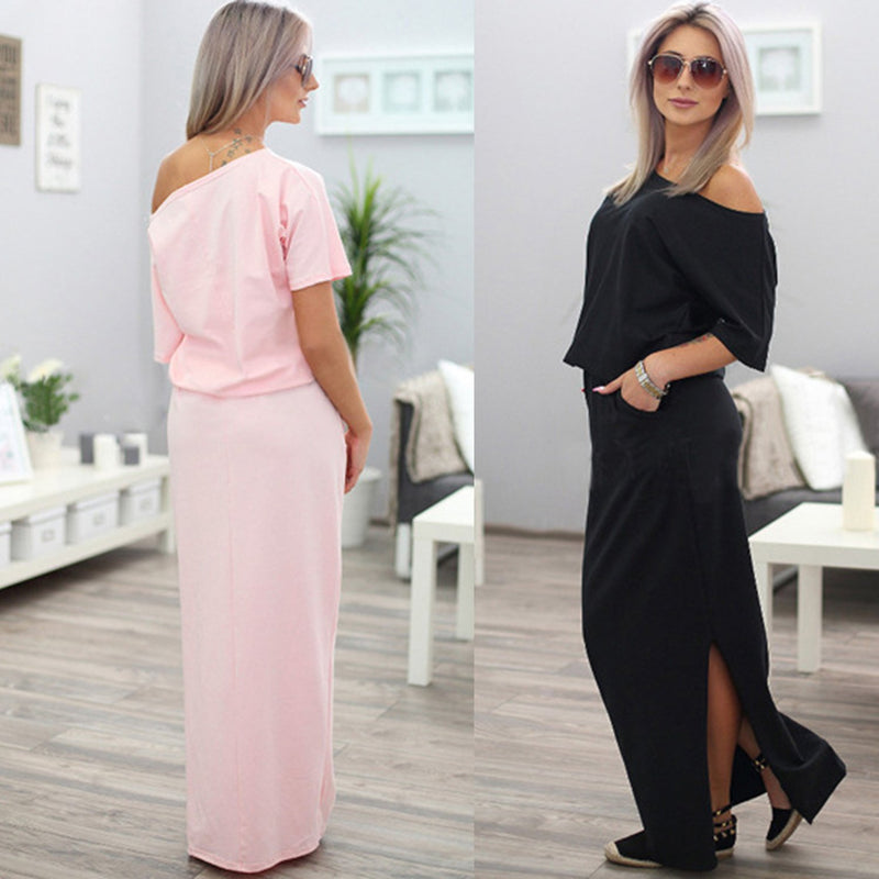 Maxi Robe Fendue - CA Mode