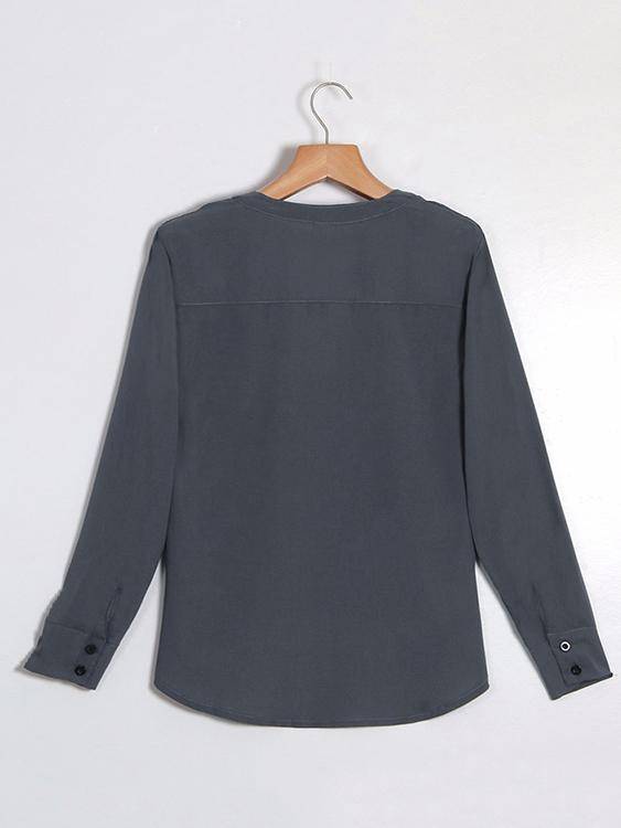 Blouse à Encolure en V Profonde - CA Mode