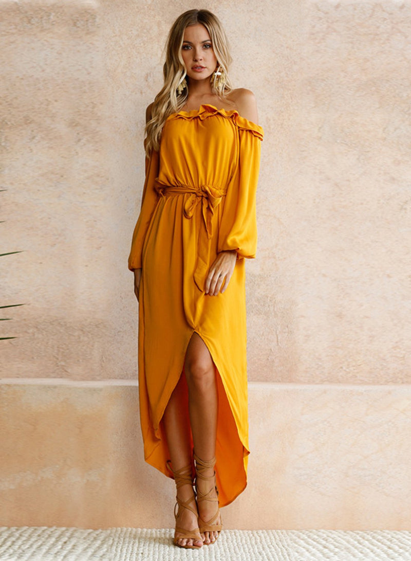 Maxi Robe Asymétrique - CA Mode