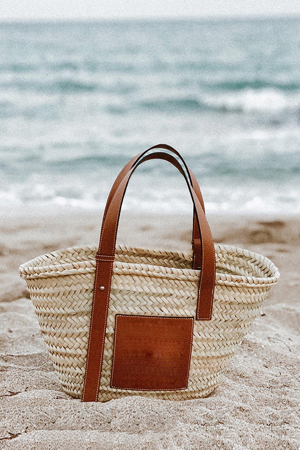 Straw Wicker Basket Bag