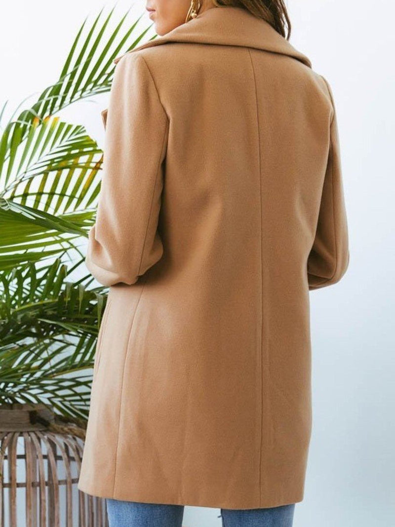 Manteau d'hiver Décontracté et à la Mode Kaki - CA Mode