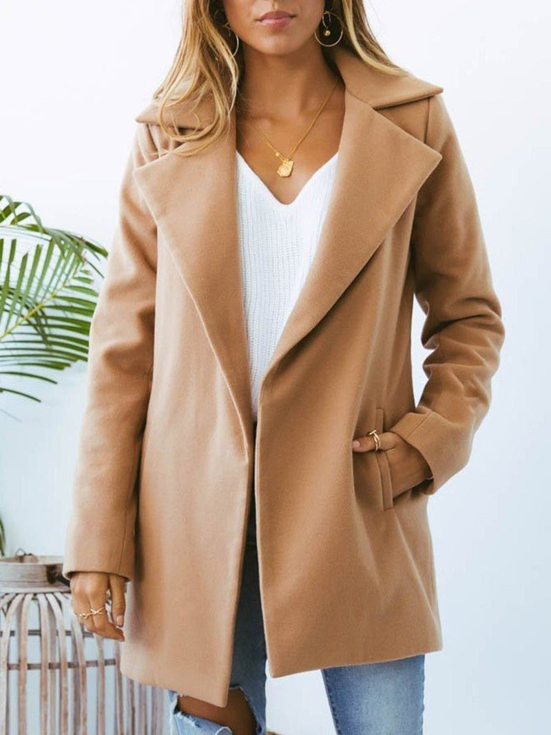Manteau d'hiver Décontracté et à la Mode Kaki - CA Mode