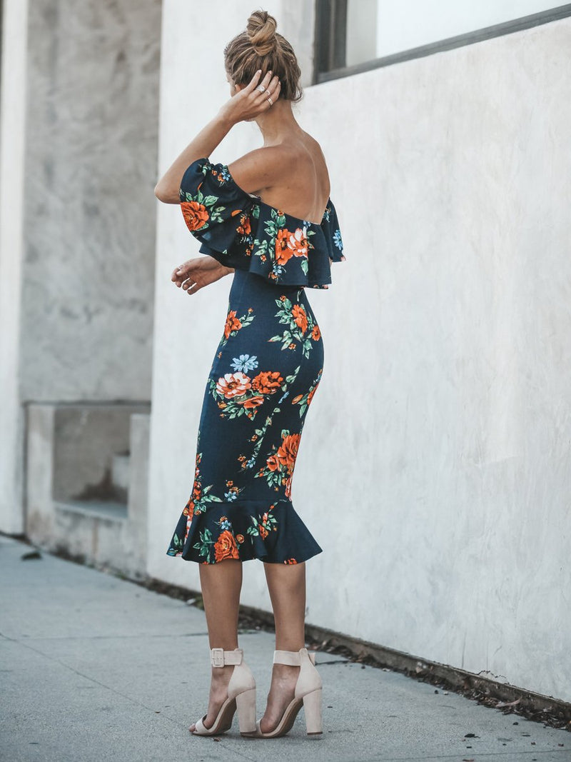 Robe à Imprimé Floral