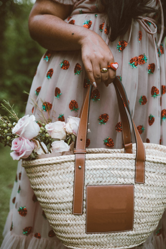 Straw Wicker Basket Bag