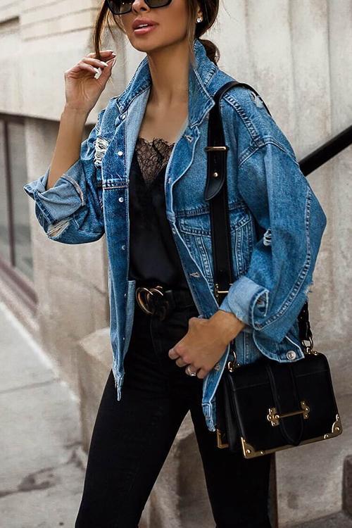 Ripped Denim Jackets