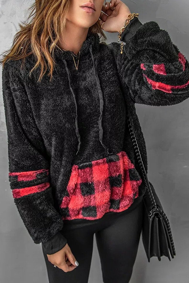 Pull Teddy Sherpa avec Poche Avant