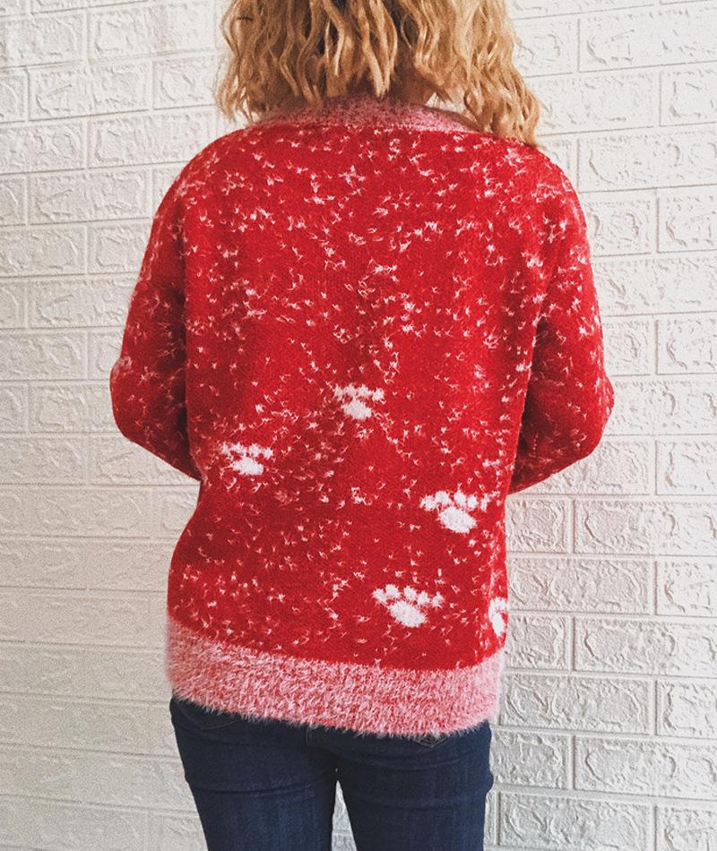 Pull de Noël Décontracté Manches Longues