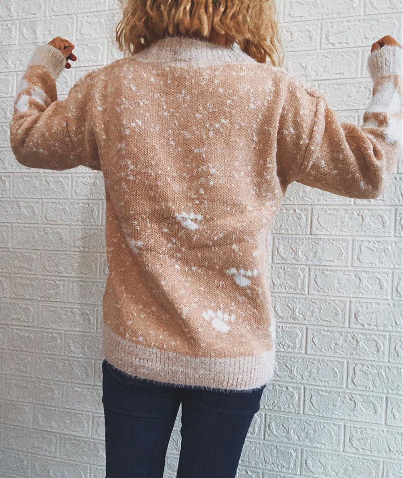 Pull de Noël Décontracté Manches Longues