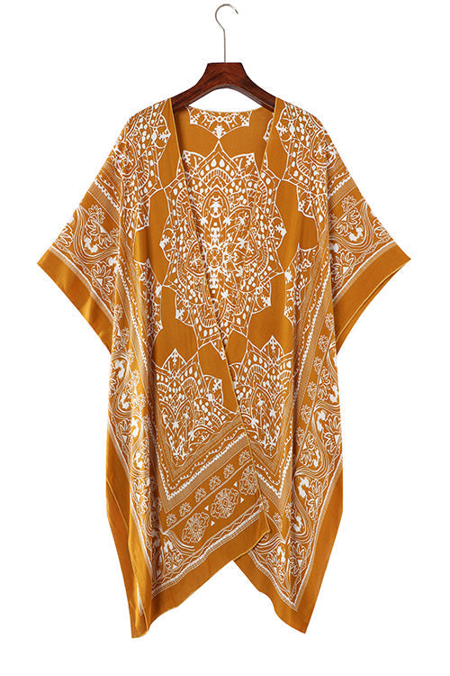 Couvre Kimono de Plage Ethnique Maillot Bain