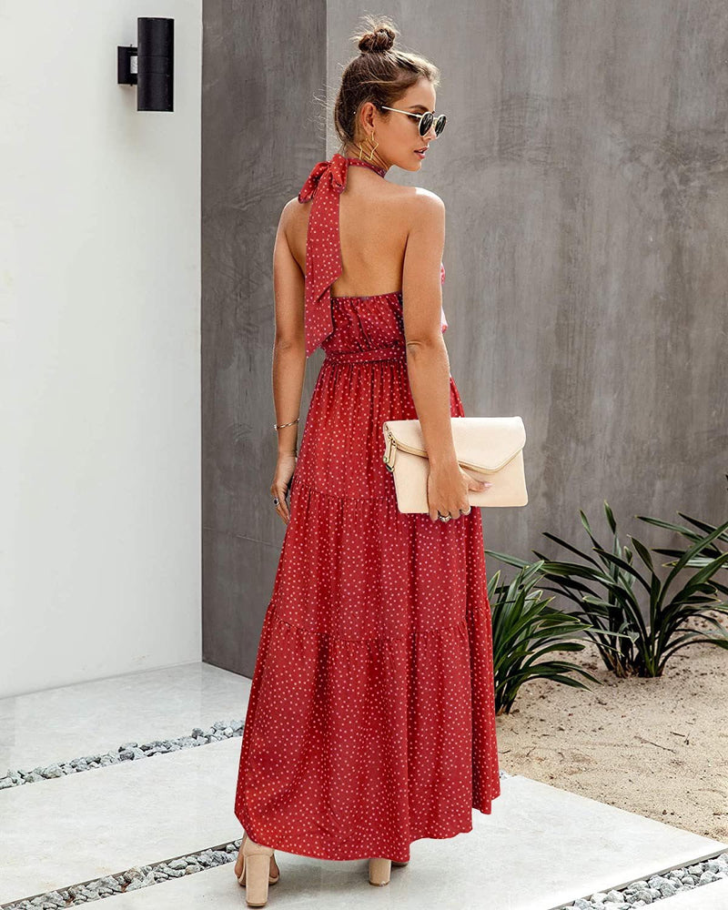 Robe Maxi Dos Nu Longue