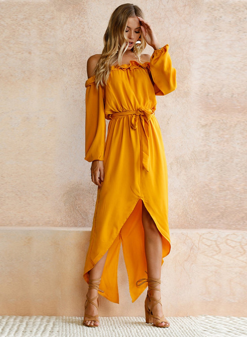 Maxi Robe Asymétrique - CA Mode