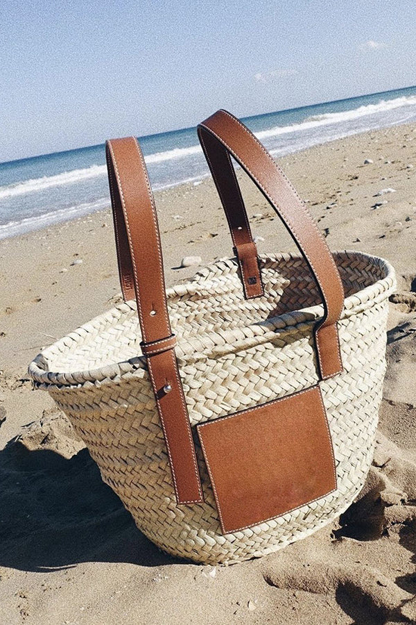 Straw Wicker Basket Bag