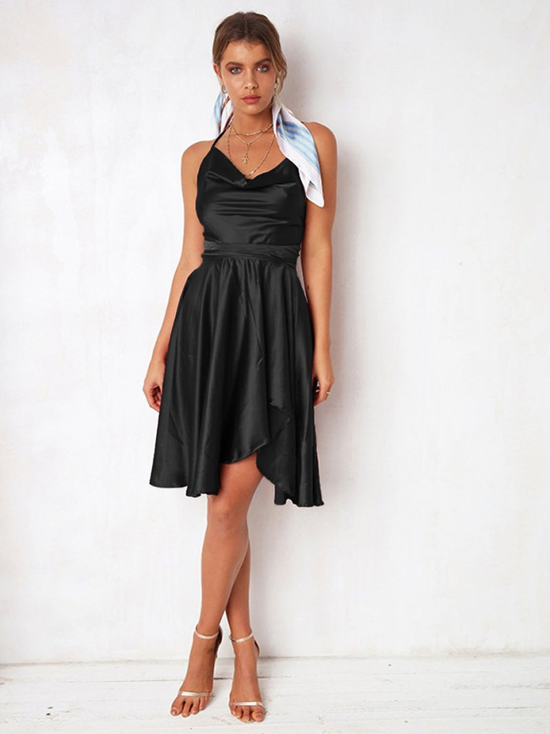 Robe Noire Dos Nu Sexy