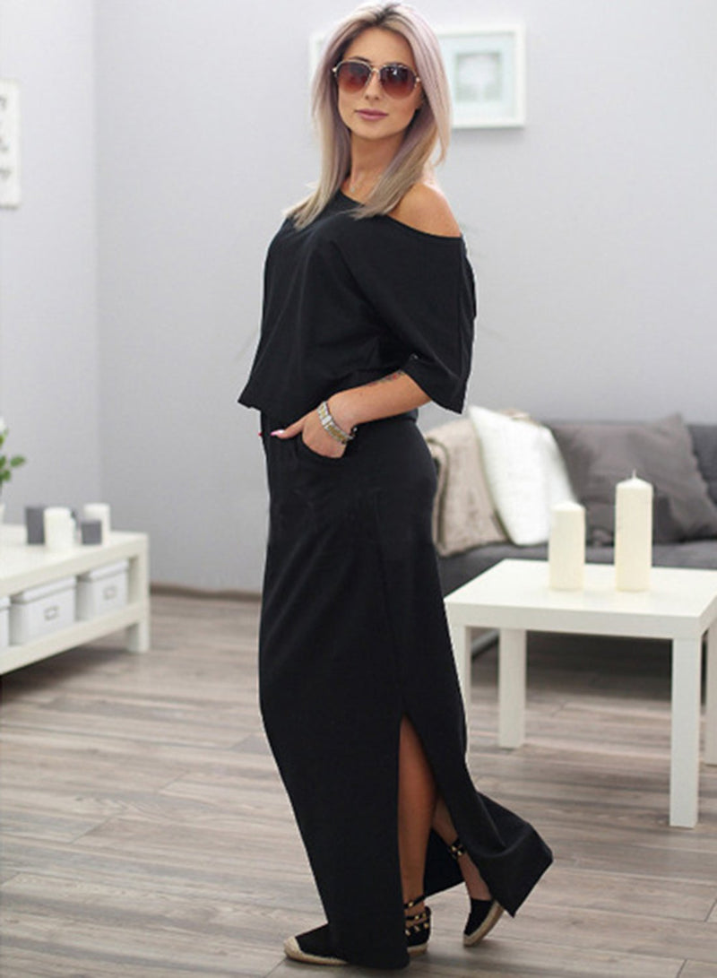 Maxi Robe Fendue - CA Mode