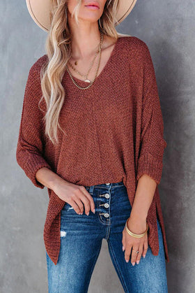 Novakiki All Day Everyday Cozy Relaxed Knit Sweater