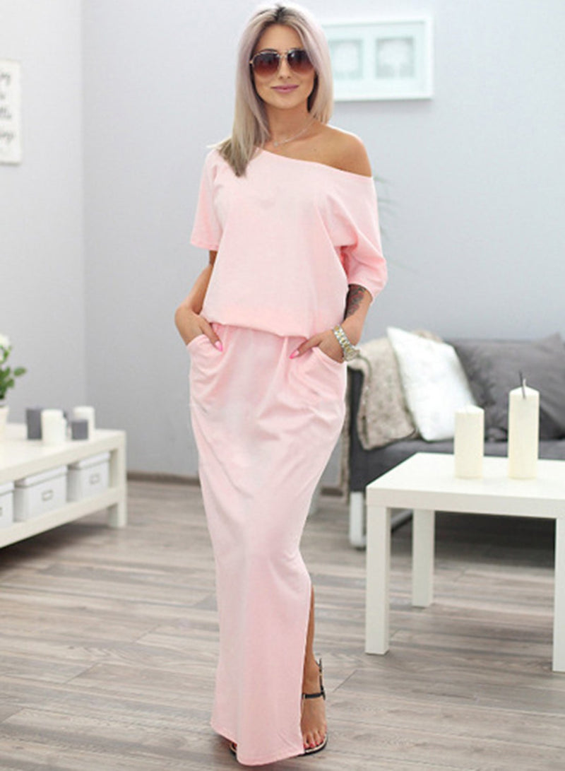 Maxi Robe Fendue - CA Mode