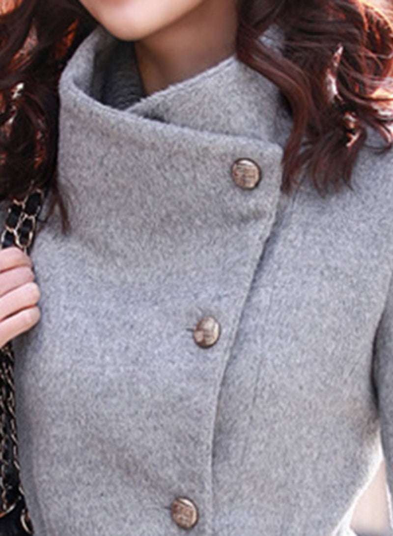 Manteau En Laine Avec Ceinture - CA Mode