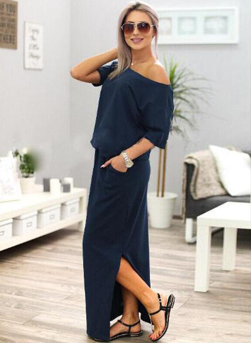 Maxi Robe Fendue - CA Mode