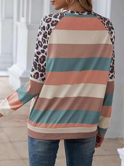 Top Blocs Couleurs Léopard Patchwork
