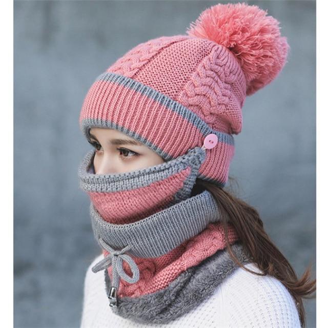 Ensemble d'écharpe d'hiver pour Femmes