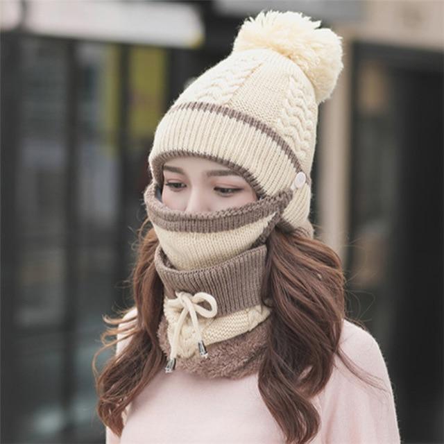 Ensemble d'écharpe d'hiver pour Femmes