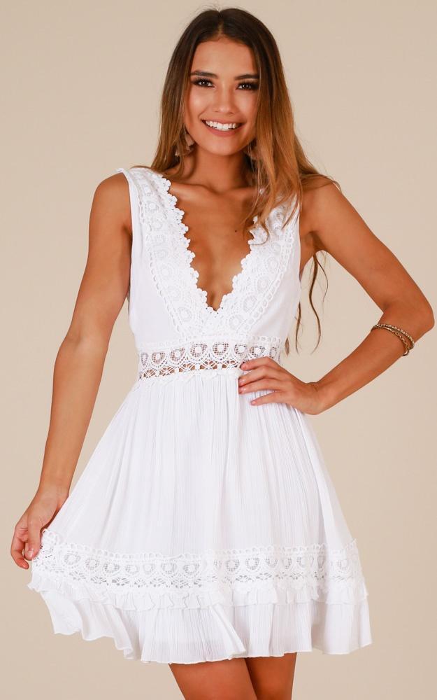 Mini Robe Dos Nu Blanc